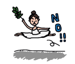 Pleasant ballet life 2 sticker #8490631