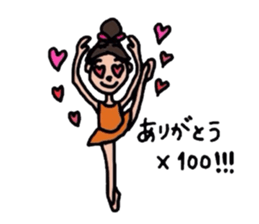 Pleasant ballet life 2 sticker #8490641