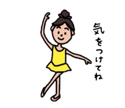 Pleasant ballet life 2 sticker #8490643