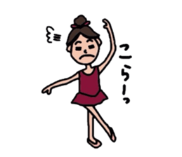 Pleasant ballet life 2 sticker #8490645