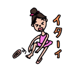 Pleasant ballet life 2 sticker #8490646