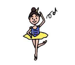 Pleasant ballet life 2 sticker #8490657