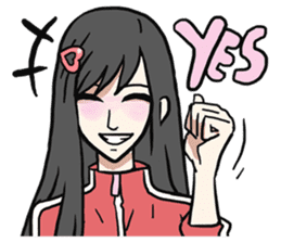 AsB - Akarin / I'm Kokoro Red sticker #8490698