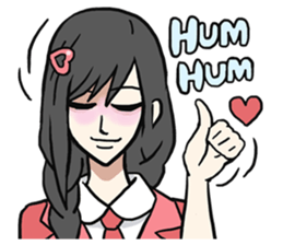 AsB - Akarin / I'm Kokoro Red sticker #8490700