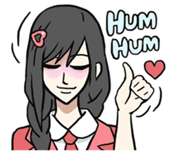 AsB - Akarin / I'm Kokoro Red sticker #8490700