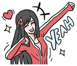 AsB - Akarin / I'm Kokoro Red sticker #8490702