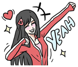 AsB - Akarin / I'm Kokoro Red sticker #8490702