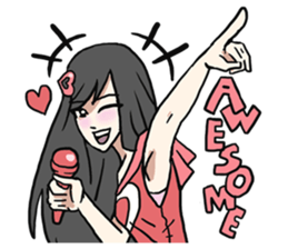 AsB - Akarin / I'm Kokoro Red sticker #8490703