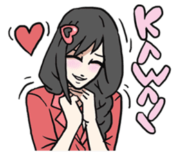 AsB - Akarin / I'm Kokoro Red sticker #8490704