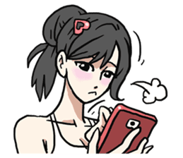 AsB - Akarin / I'm Kokoro Red sticker #8490708