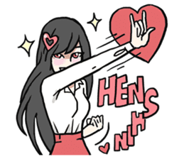 AsB - Akarin / I'm Kokoro Red sticker #8490716