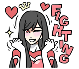 AsB - Akarin / I'm Kokoro Red sticker #8490717