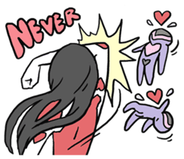 AsB - Akarin / I'm Kokoro Red sticker #8490719