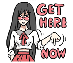 AsB - Akarin / I'm Kokoro Red sticker #8490723