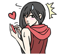 AsB - Akarin / I'm Kokoro Red sticker #8490727