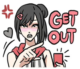 AsB - Akarin / I'm Kokoro Red sticker #8490728