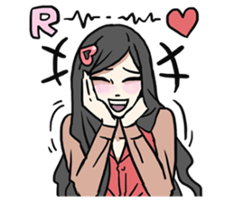 AsB - Akarin / I'm Kokoro Red sticker #8490731