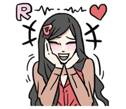 AsB - Akarin / I'm Kokoro Red sticker #8490731