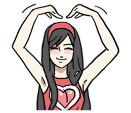 AsB - Akarin / I'm Kokoro Red sticker #8490732