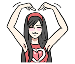 AsB - Akarin / I'm Kokoro Red sticker #8490732