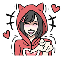 AsB - Akarin / I'm Kokoro Red sticker #8490735