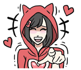 AsB - Akarin / I'm Kokoro Red sticker #8490735