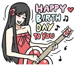 AsB - Akarin / I'm Kokoro Red sticker #8490736