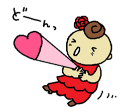 YOLANDA FLAMENCO 3 sticker #8490875