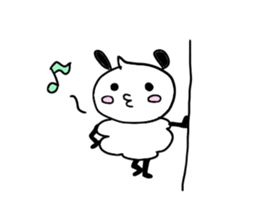 Merci the sheep 2 sticker #8490930