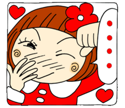 Castor bean-chan 16 face 40 sticker #8491378