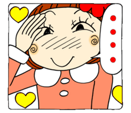 Castor bean-chan 16 face 40 sticker #8491379