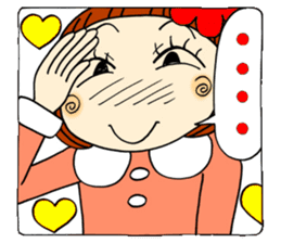 Castor bean-chan 16 face 40 sticker #8491379