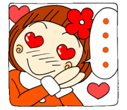 Castor bean-chan 16 face 40 sticker #8491381