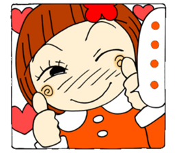 Castor bean-chan 16 face 40 sticker #8491383