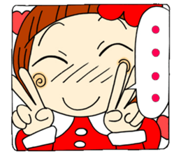 Castor bean-chan 16 face 40 sticker #8491385