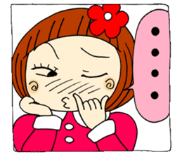 Castor bean-chan 16 face 40 sticker #8491386