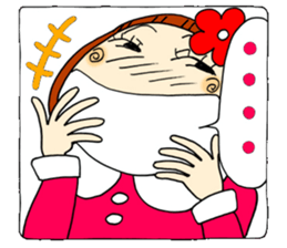 Castor bean-chan 16 face 40 sticker #8491387