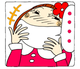 Castor bean-chan 16 face 40 sticker #8491387