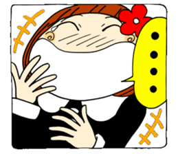 Castor bean-chan 16 face 40 sticker #8491388