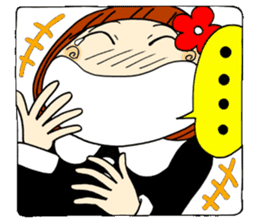 Castor bean-chan 16 face 40 sticker #8491388