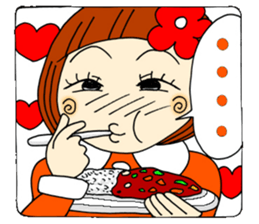 Castor bean-chan 16 face 40 sticker #8491390