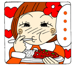 Castor bean-chan 16 face 40 sticker #8491390