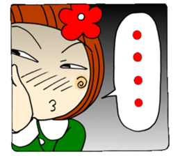 Castor bean-chan 16 face 40 sticker #8491391