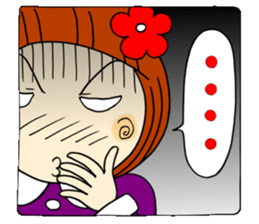 Castor bean-chan 16 face 40 sticker #8491393