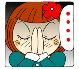 Castor bean-chan 16 face 40 sticker #8491394