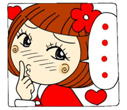 Castor bean-chan 16 face 40 sticker #8491395