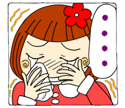 Castor bean-chan 16 face 40 sticker #8491396