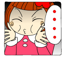 Castor bean-chan 16 face 40 sticker #8491398