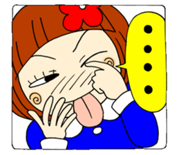 Castor bean-chan 16 face 40 sticker #8491400