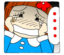 Castor bean-chan 16 face 40 sticker #8491401